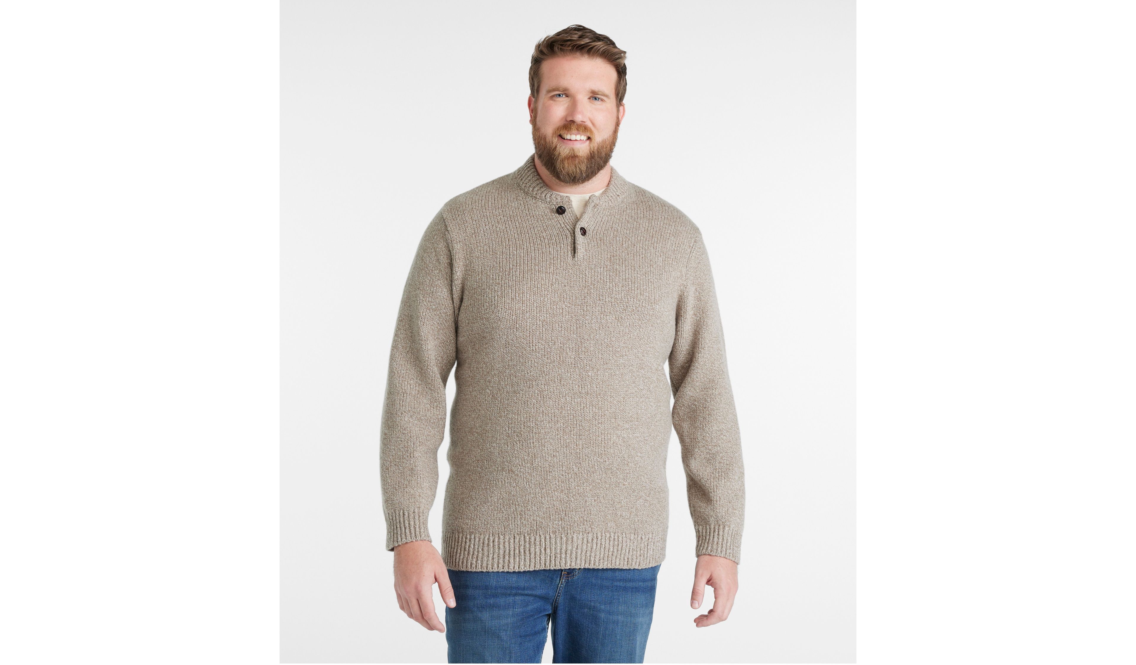 Men's L.L.Bean Classic Ragg Wool Sweater, Henley