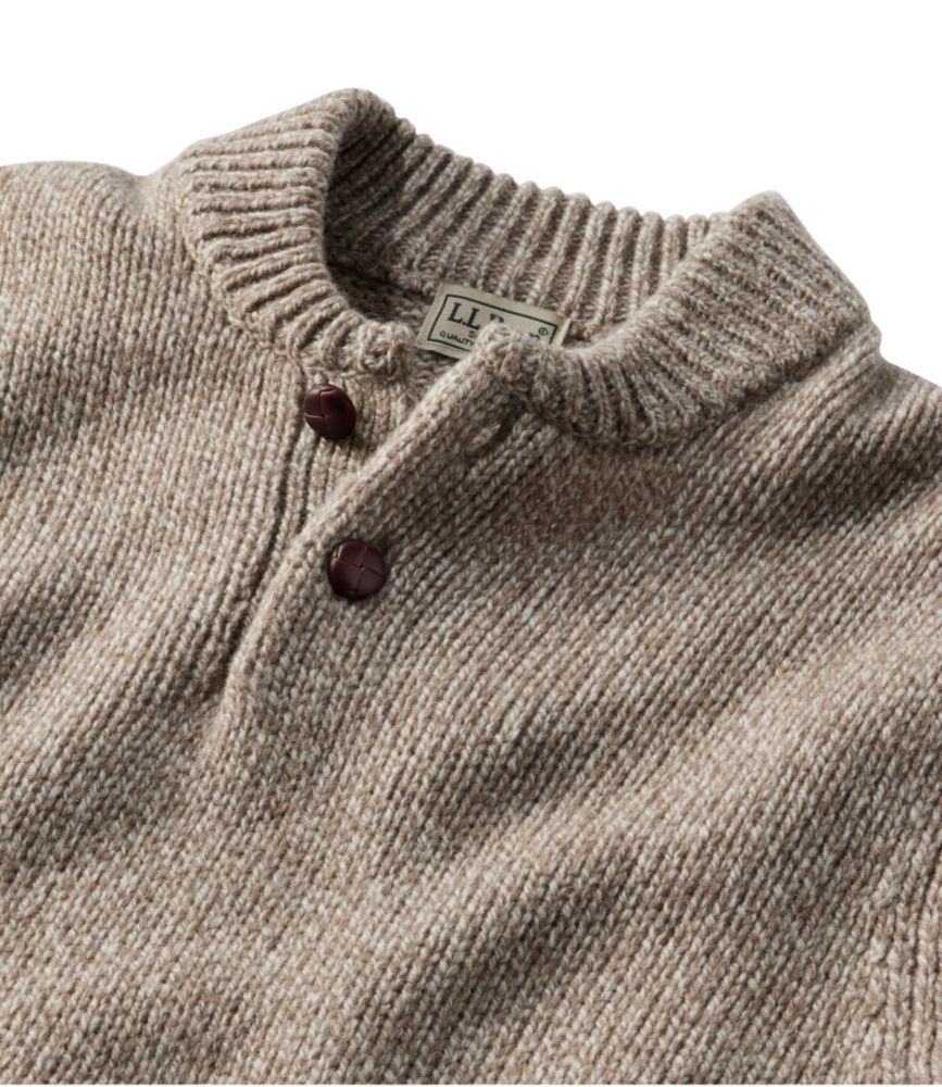 Men s L.L.Bean Classic Ragg Wool Sweater Henley