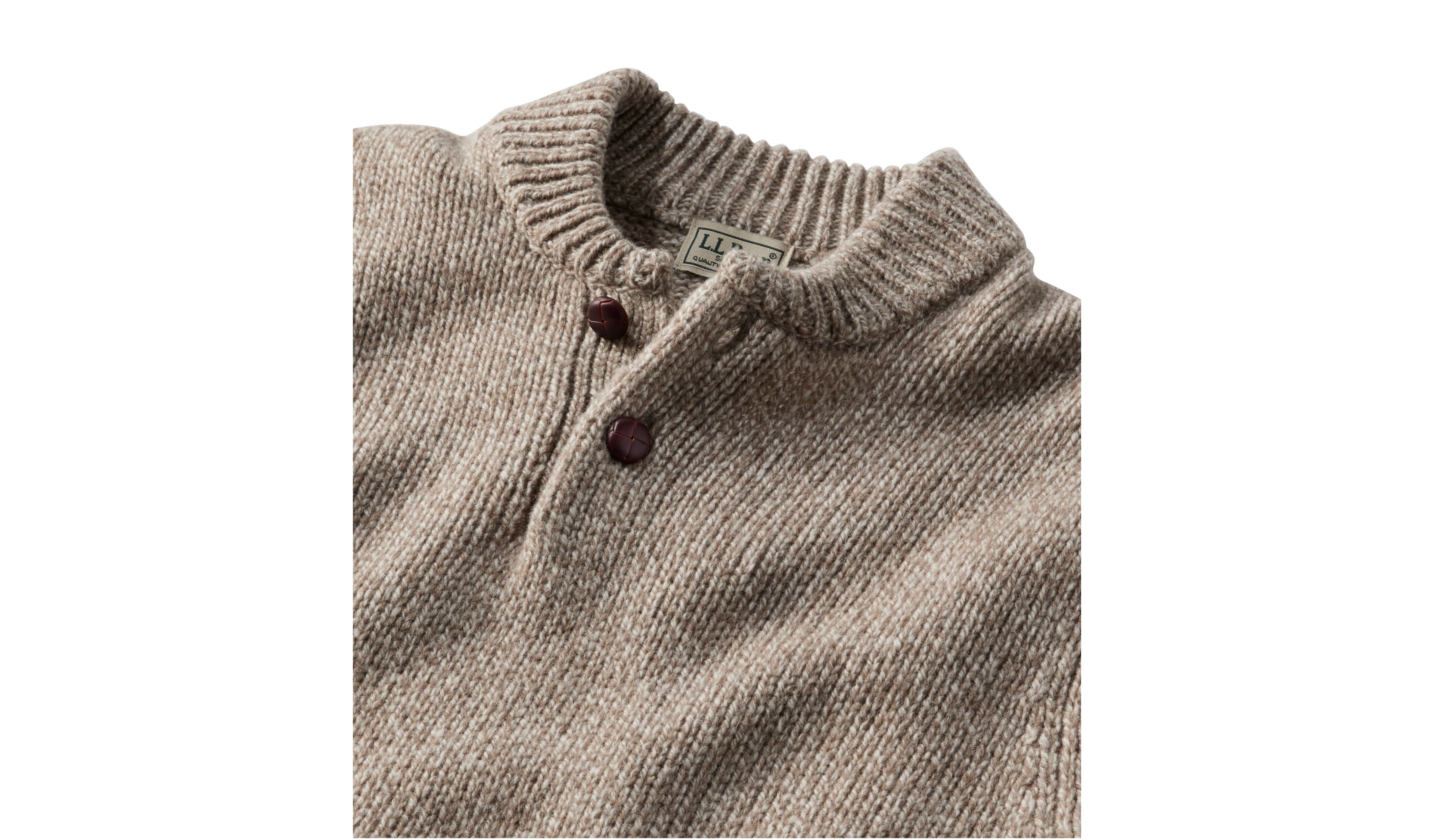 Men's L.L.Bean Classic Ragg Wool Sweater, Henley
