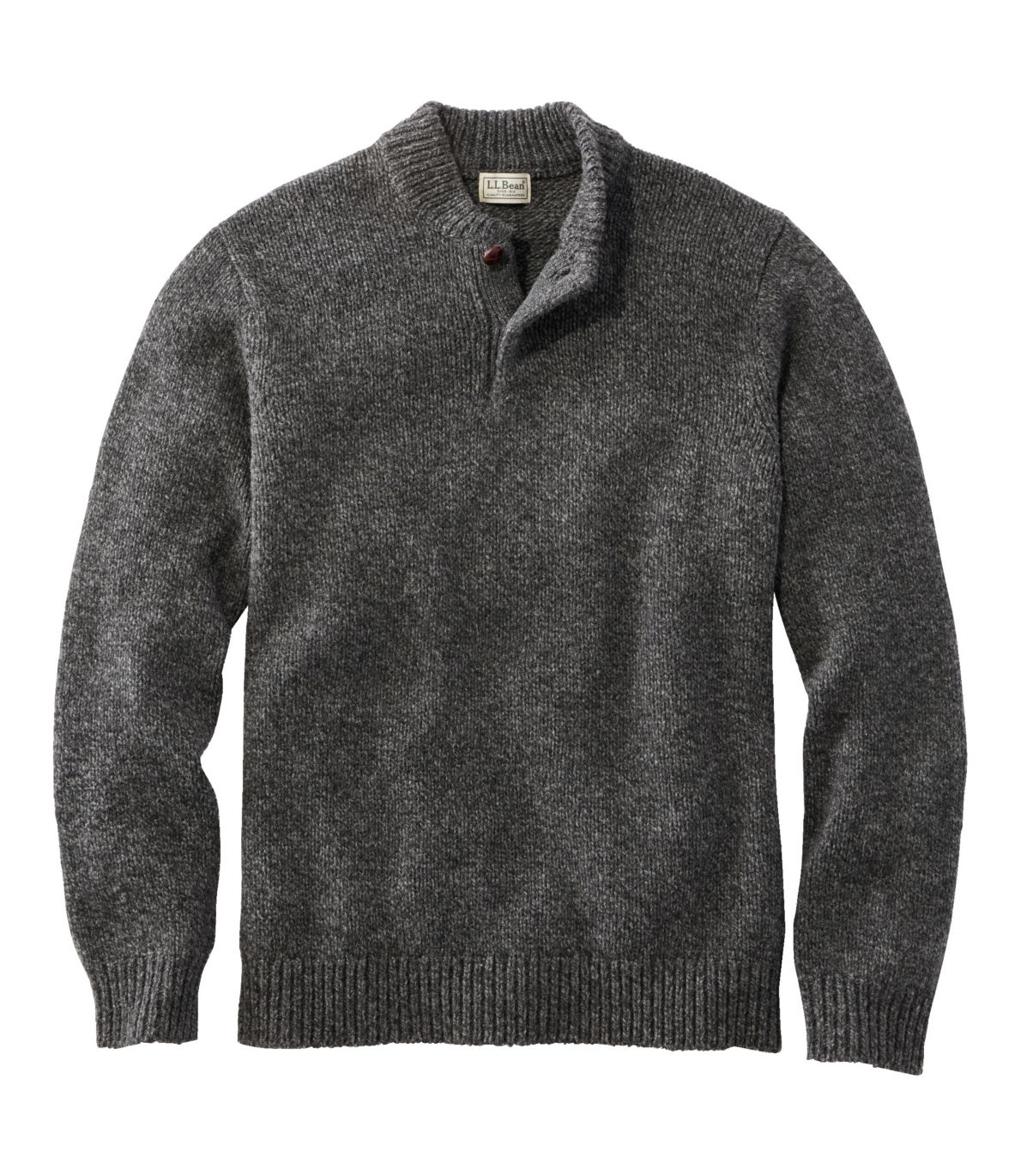 Men's L.L.Bean Classic Ragg Wool Sweater, Henley at L.L. Bean