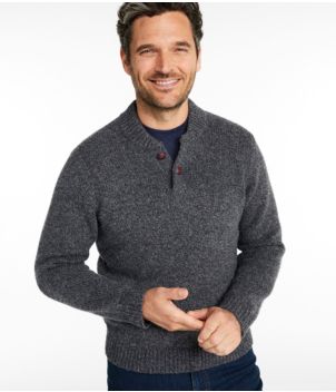 Men's L.L.Bean Classic Ragg Wool Sweater, Henley