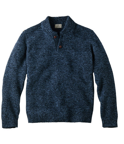 Men's L.L.Bean Classic Ragg Wool Sweater, Henley | Free Shipping at L.L ...