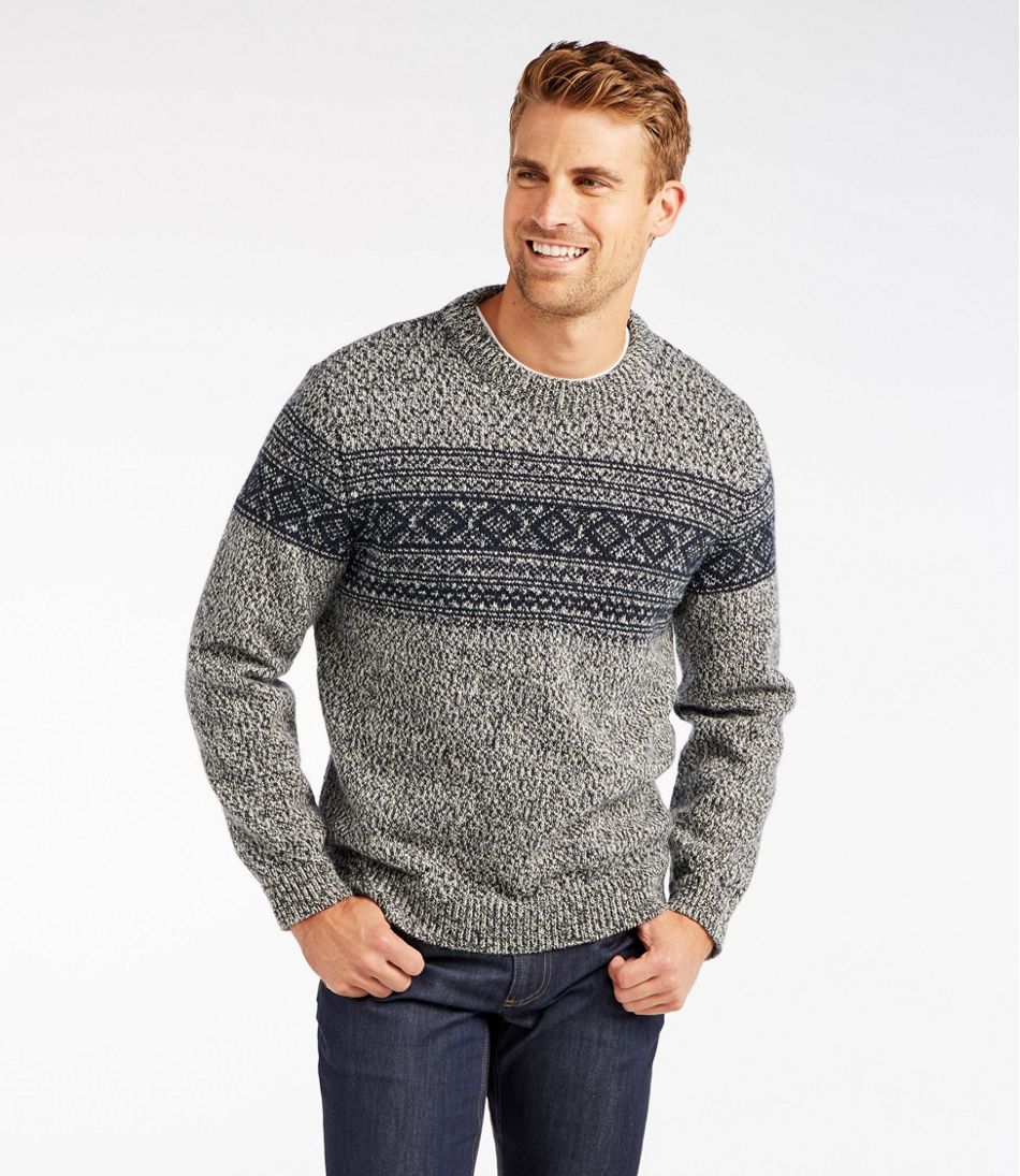 Men's Heritage Sweater, Norwegian Crewneck Pattern | Sweatshirts ...