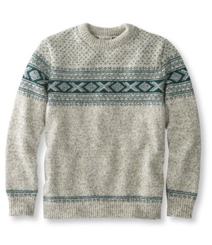 Heritage Sweater, Norwegian Crewneck Pattern | Free Shipping at L.L.Bean.