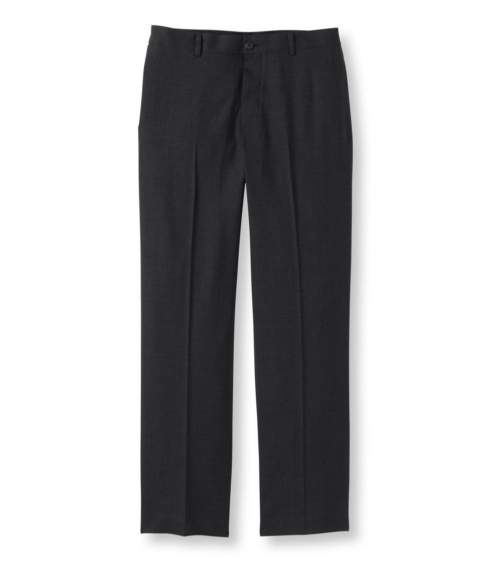 Washable Year-Round Wool Pants, Classic Fit Plain Front at L.L. Bean
