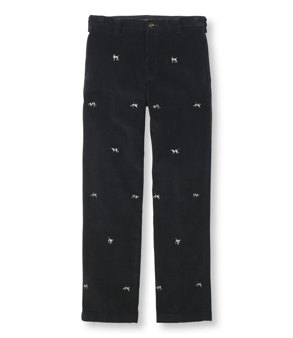 Men's Country Corduroy Trousers, Embroidered | Pants & Jeans at 