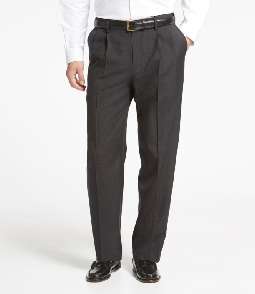 Men's Washable YearRound Wool Pants, Natural Fit Hidden Comfort