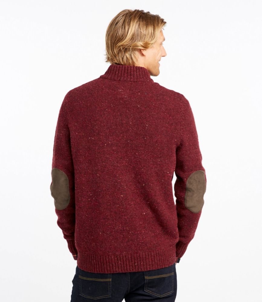 quarter zip wool sweater