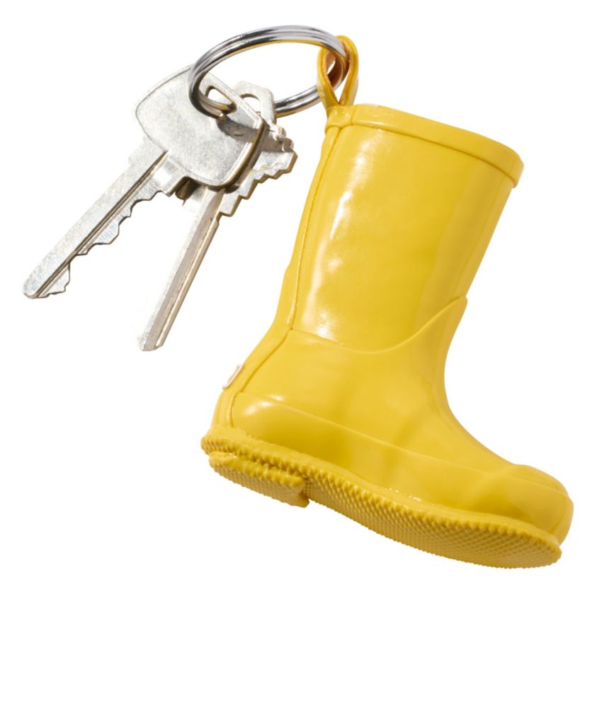L.L.Bean Wellie Boot Key Chain, Yellow, small image number 2