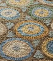 Wool Hooked Rug, Coins at L.L. Bean