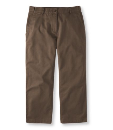 Wrinkle-Free Bayside Twill Pants, Cropped Classic Fit Hidden Comfort ...