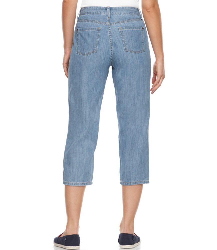 Women's Lightweight Denim Cropped Jeans