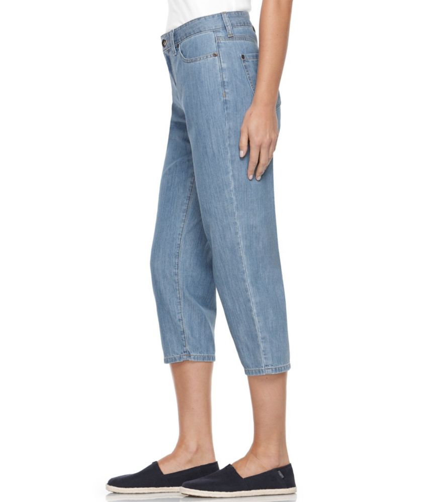 Women's Lightweight Denim Cropped Jeans Pants & Jeans at L.L.Bean