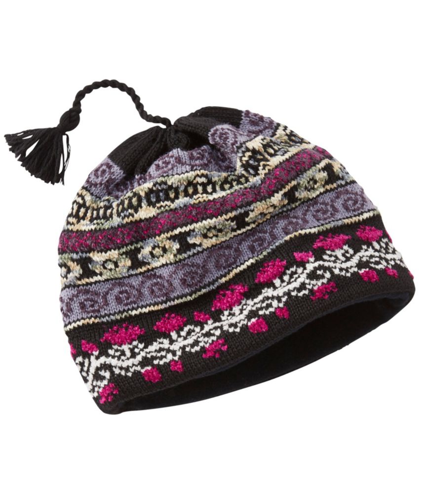 Women's Turtle Fur Hat, Lady Fair Isle