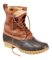 Women’s Bean Boots, 8 Shearling-Lined Insulated