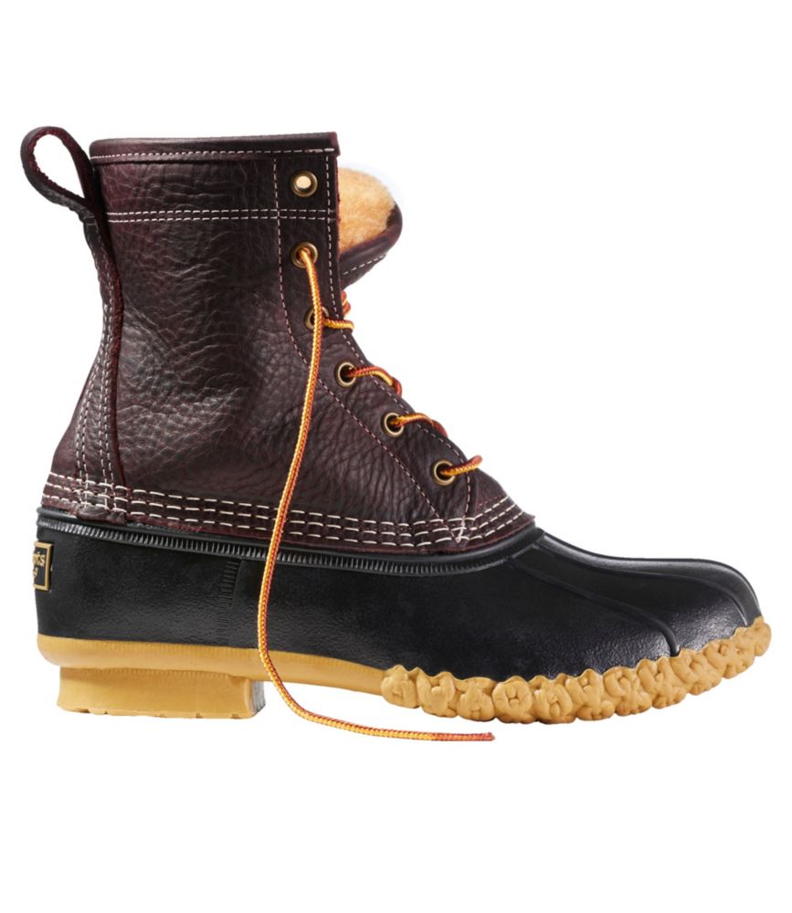 Women’s Bean Boots, 8" ShearlingLined Insulated Boots at L.L.Bean
