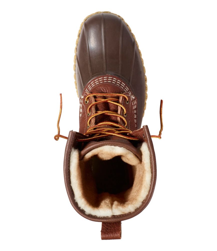 mens duck boots with fur