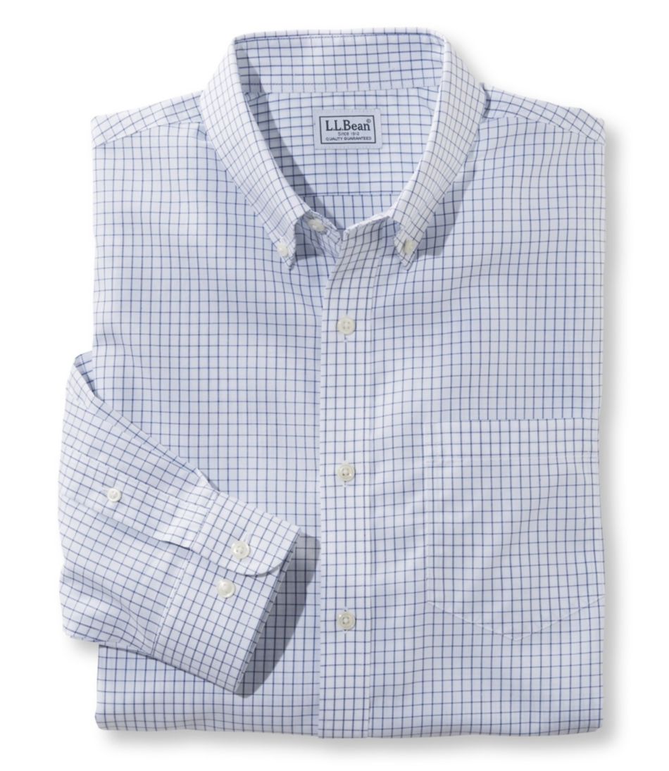 Men's Wrinkle-Free Check Shirt, Slightly Fitted | Shirts at L.L.Bean