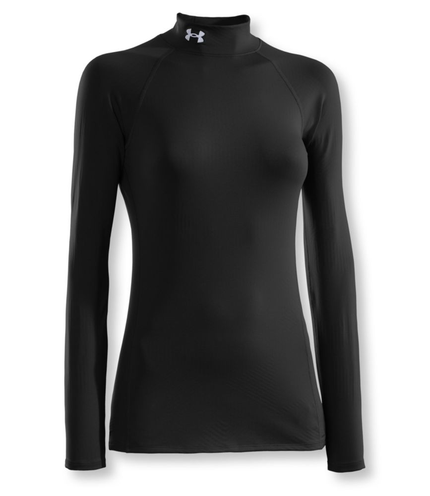 under armour women's unstoppable double knit mock neck long sleeve shirt