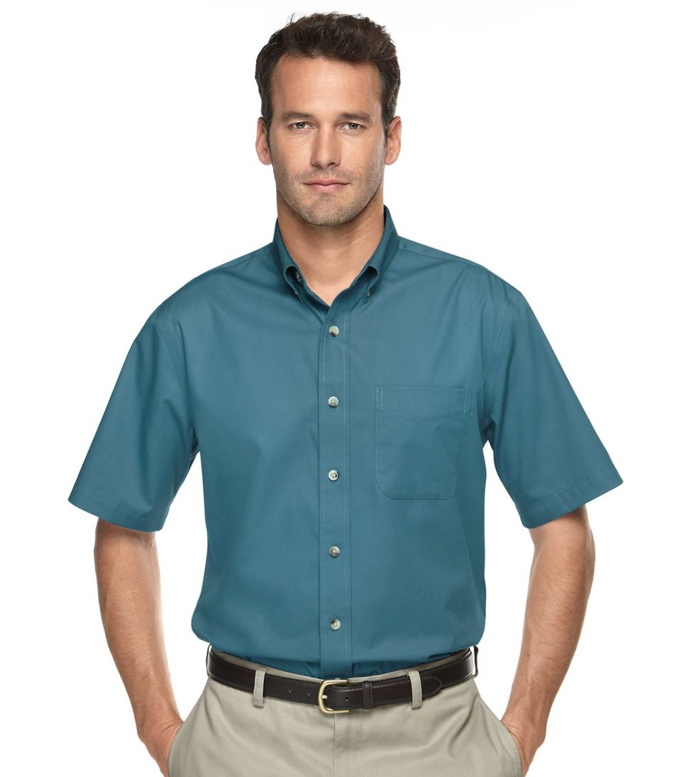 Men's Wrinkle-Free Chino Shirt, Short-Sleeve | Shirts at L.L.Bean