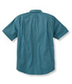 Men's Short-Sleeve Wrinkle-Free Chino Shirt, Hunter, small image number 2