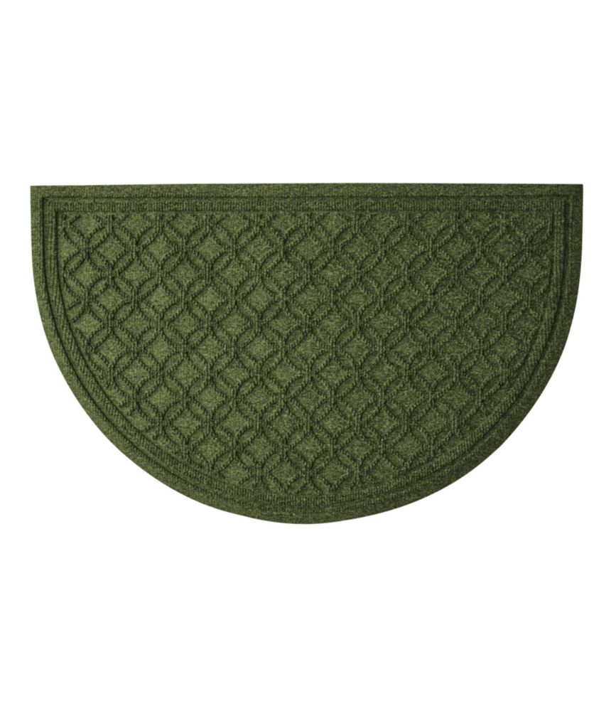 Heavyweight Recycled Waterhog Doormat Crescent Locked Circles