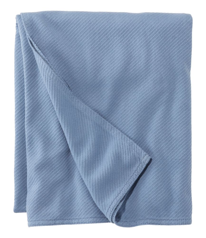 Maine Twill Blanket, Mid-Blue, small image number 1