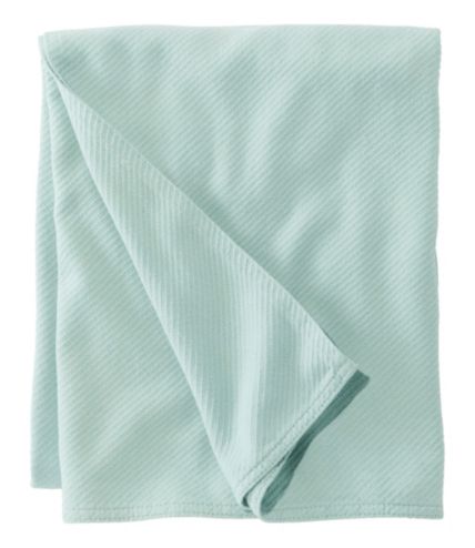 Maine Twill Blanket in Mid-Blue King Size