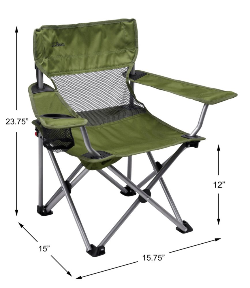 Kids' Base Camp Chair, Leaf Green, small image number 3