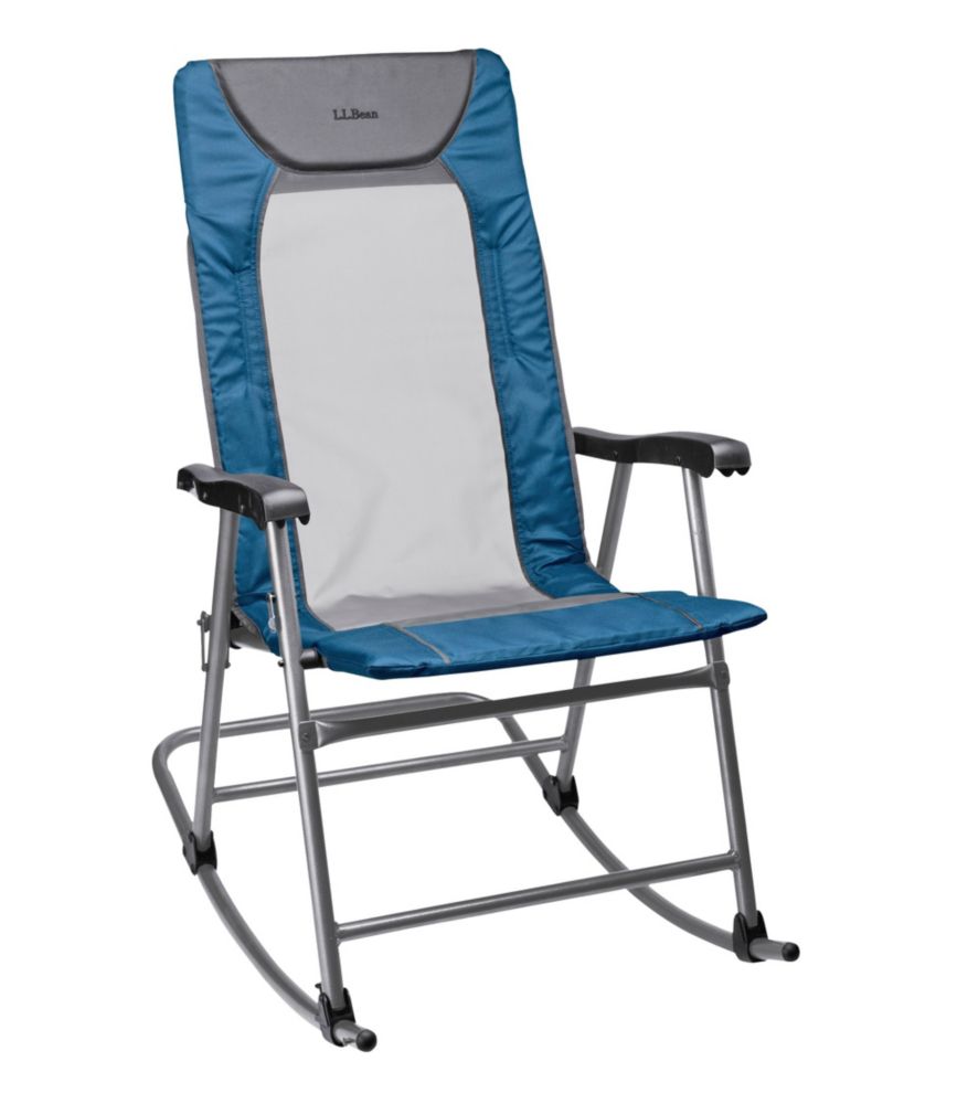 rocking fold up camping chair