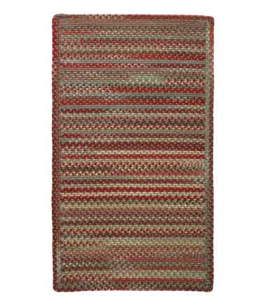 L.L.Bean Braided Wool Rug, Horizontal Braid