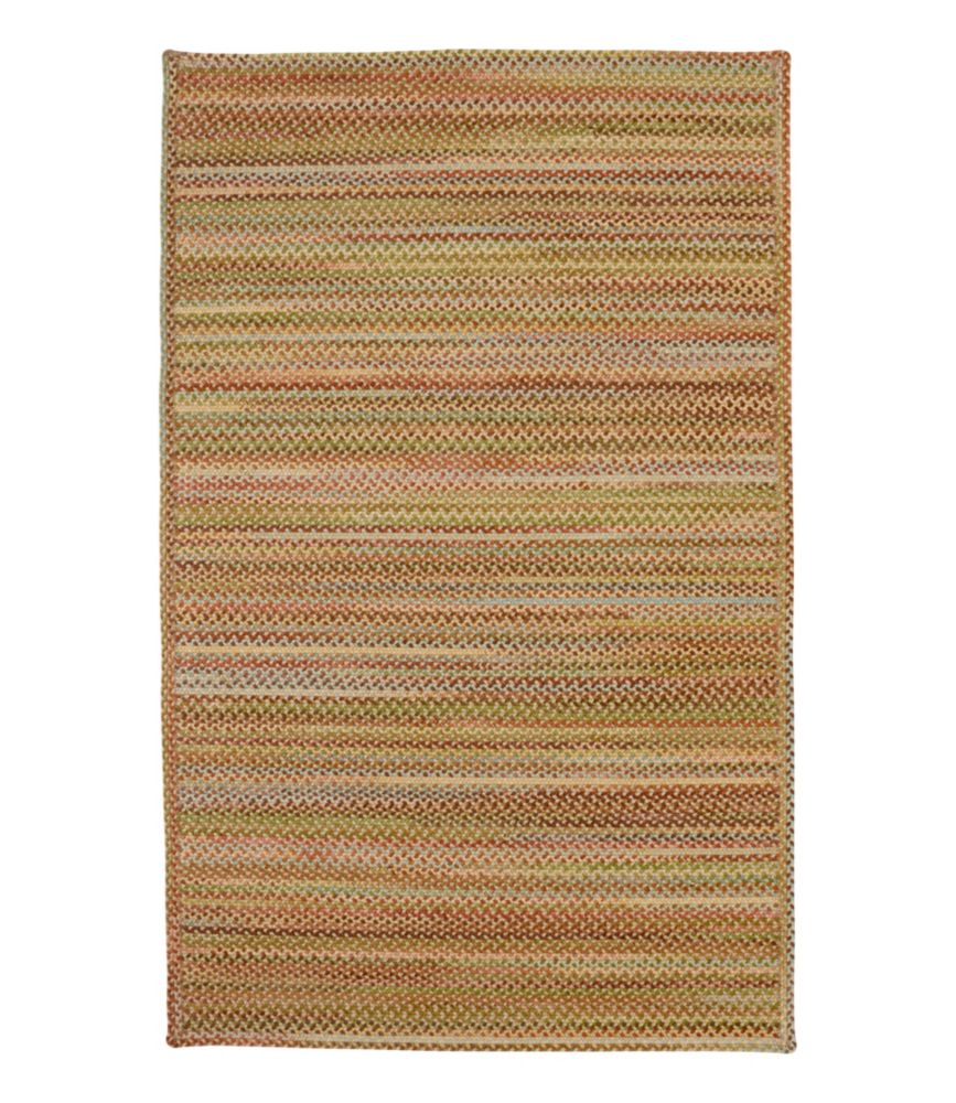 L.L.Bean Braided Wool Rug, Horizontal Braid, Burnt Sienna Multi, small image number 1