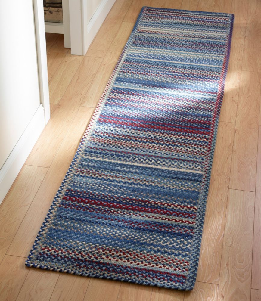 L.L.Bean Braided Wool Runner, Horizontal Braid Indoor at L.L.Bean