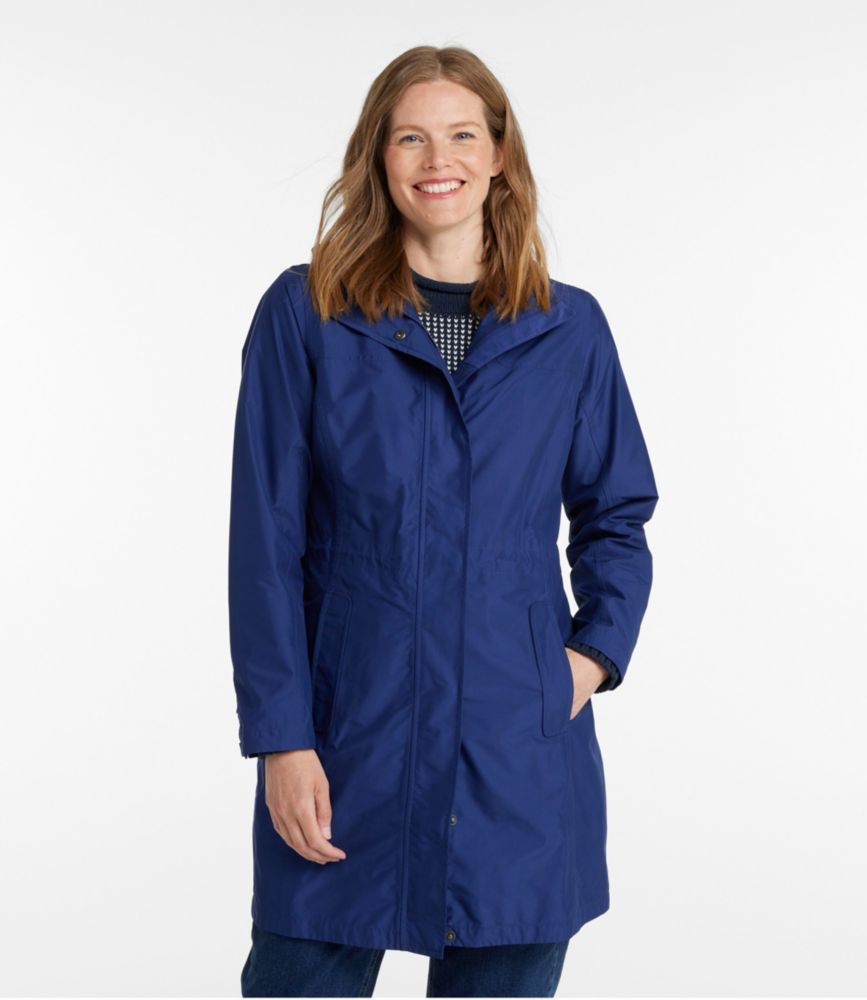 Women's H2OFF Raincoat, Mesh-Lined, Burnt Sienna, small image number 2