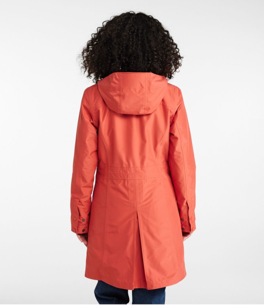 Women's H2OFF Raincoat, PrimaLoft-Lined, Burnt Sienna, small image number 3