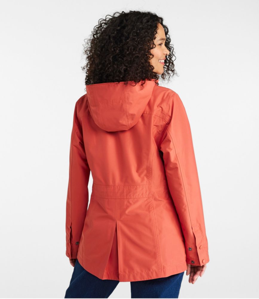 Women's H2OFF Rain Jacket, Mesh-Lined, Burnt Sienna, small image number 3