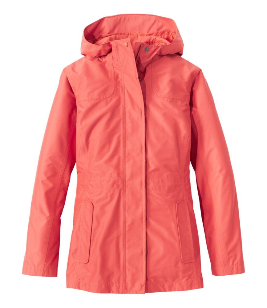 Women's H2OFF Rain Jacket, Mesh-Lined, Burnt Sienna, small image number 1