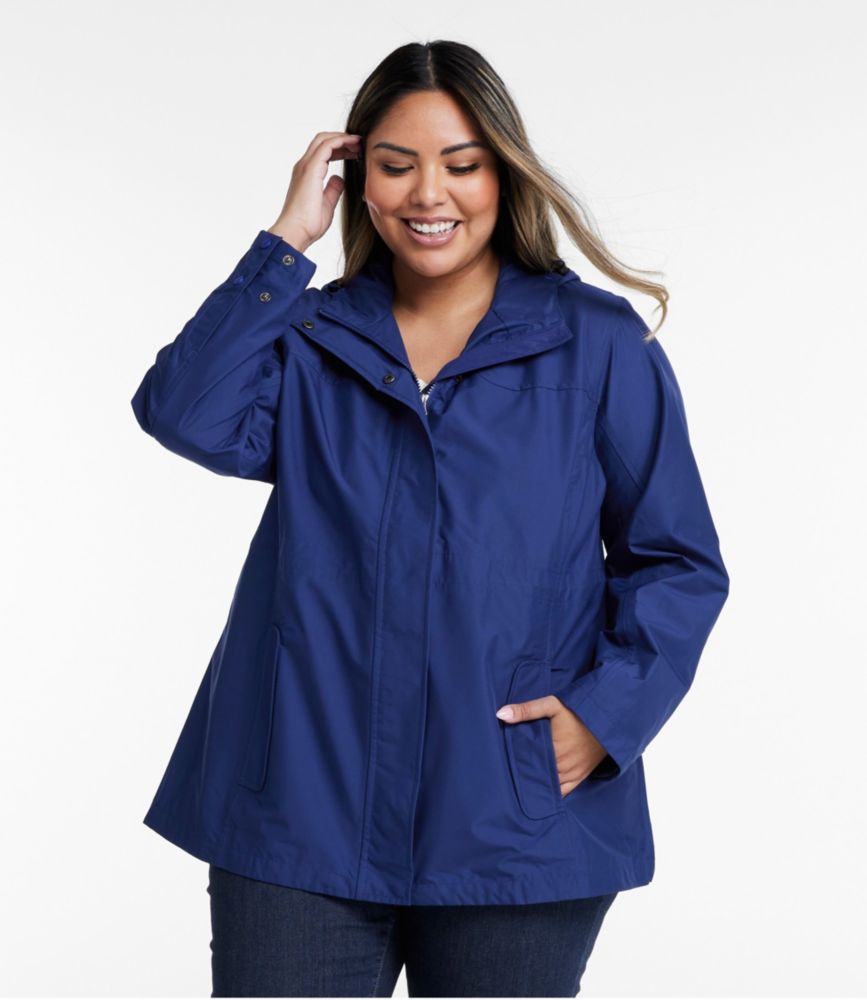 Women's H2OFF Rain Jacket, Mesh-Lined, Deep Navy, small image number 2