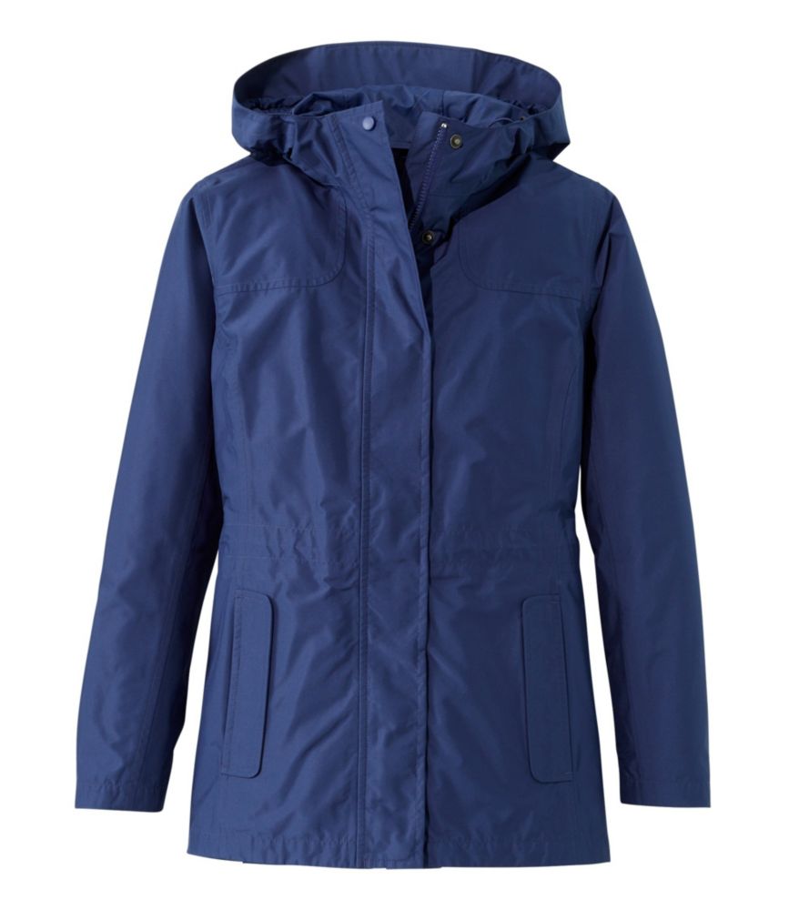 Women's H2OFF Rain Jacket, Mesh-Lined, Deep Navy, small image number 1