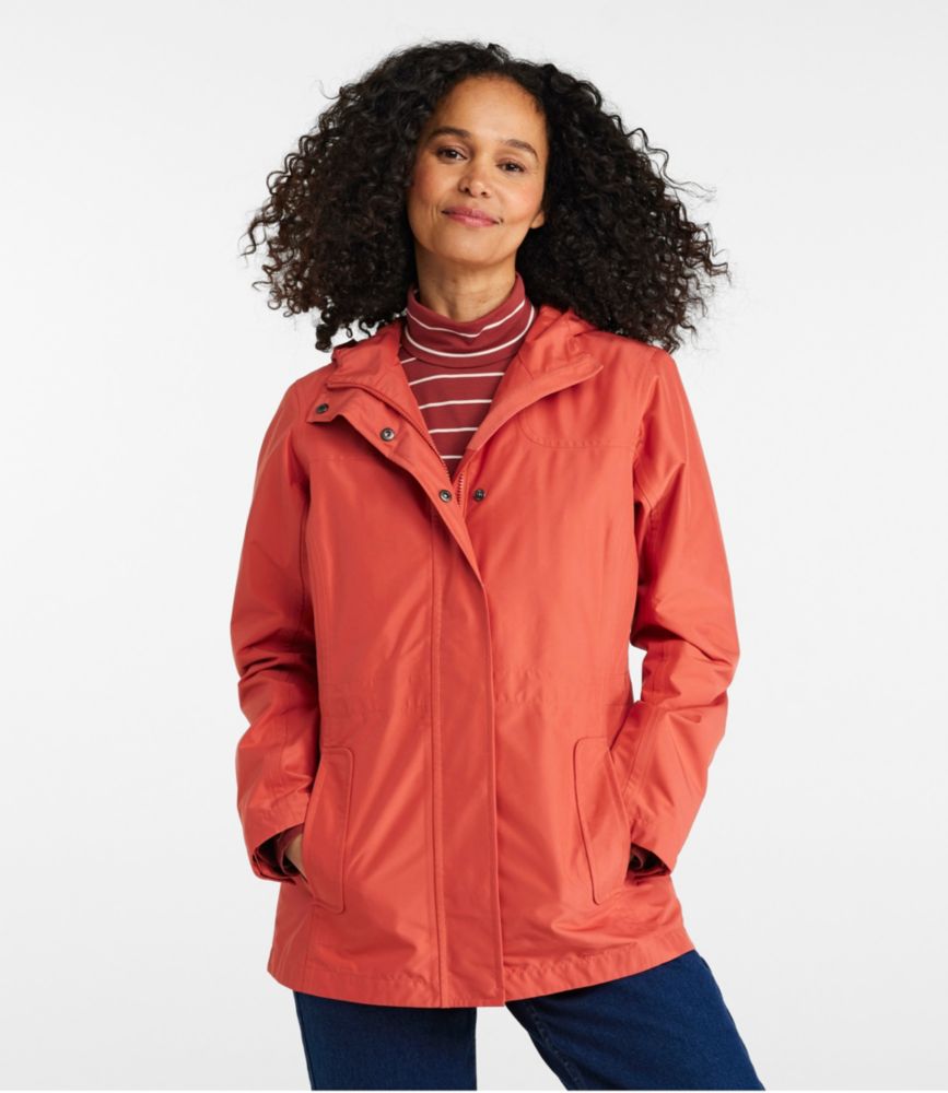 Women's H2OFF Rain Jacket, PrimaLoft-Lined, Burnt Sienna, small image number 2