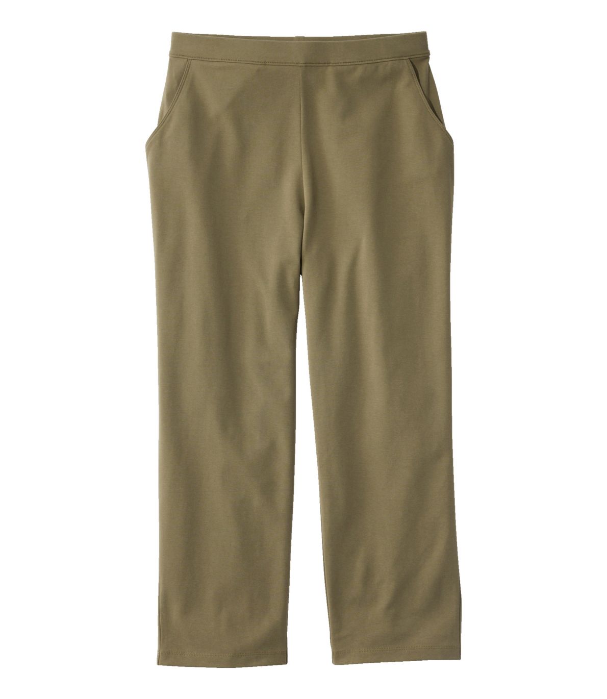 Perfect Fit Pants, Straight-Leg Crop at L.L. Bean