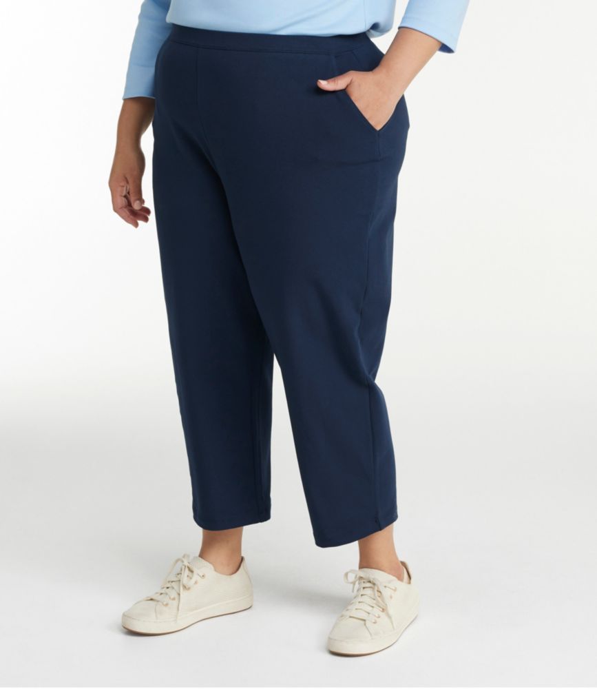 Perfect Fit Pants, Straight-Leg Crop, Classic Navy, small image number 2