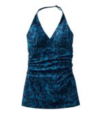 Women's Slimming Swimwear, Clasp Halter Dress Print