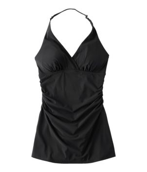 Women's Shaping Swimwear, Clasp Halter Dress