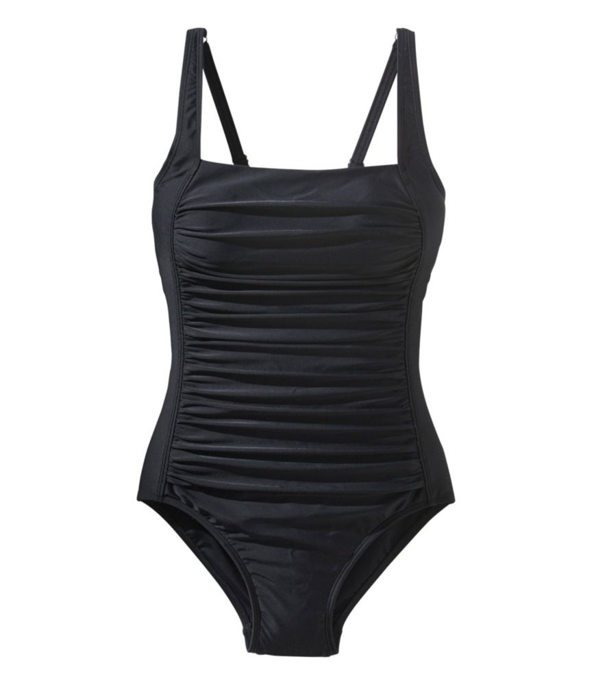 llbean plus size swimsuits