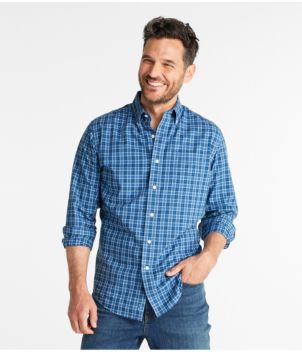 Men's Wrinkle-Free Kennebunk Sport Shirt, Slightly Fitted Check