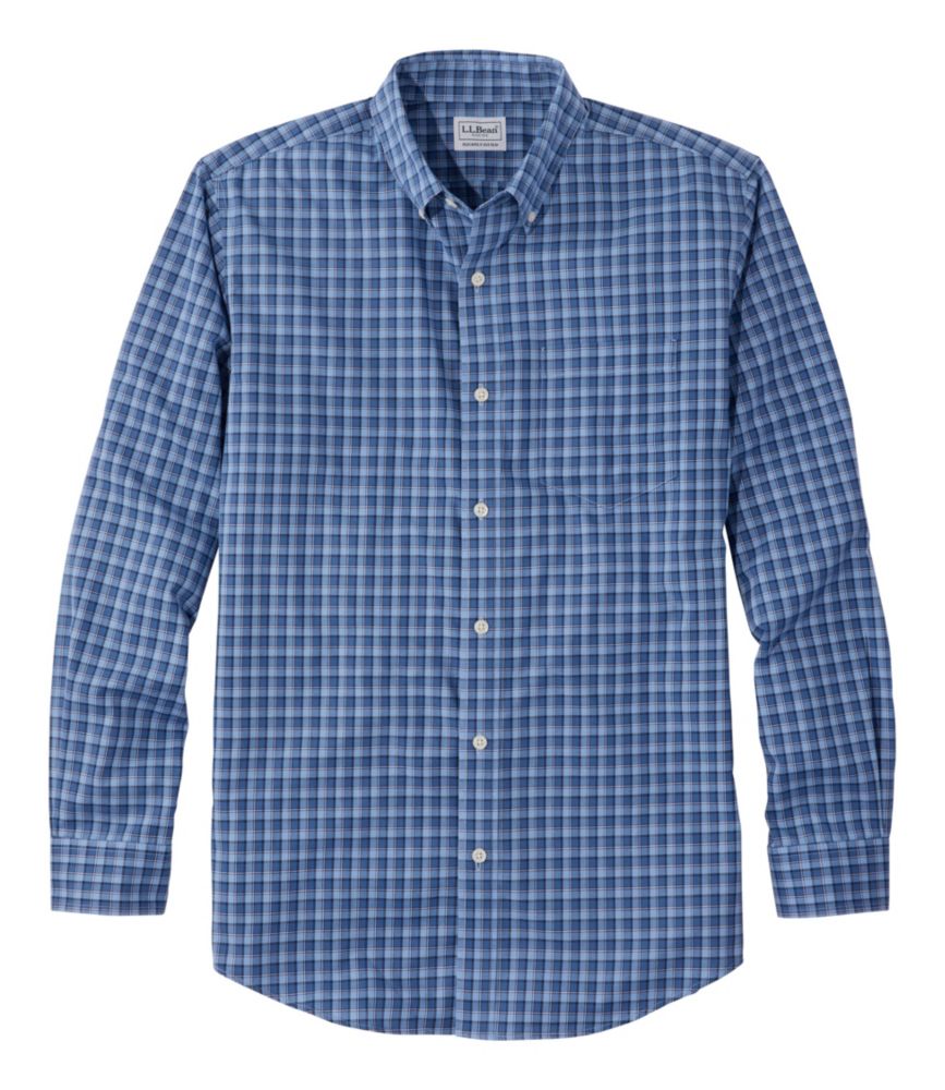 Men's Wrinkle-Free Kennebunk Sport Shirt, Slightly Fitted Check
