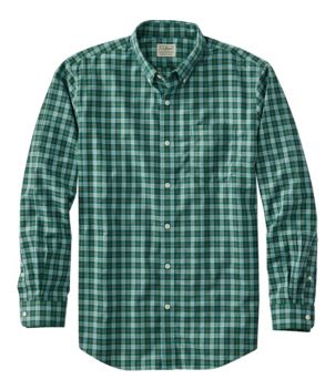 Men's Wrinkle-Free Kennebunk Sport Shirt, Slightly Fitted Check