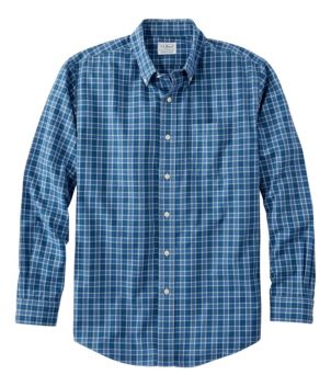 Men's Wrinkle-Free Kennebunk Sport Shirt, Slightly Fitted Check