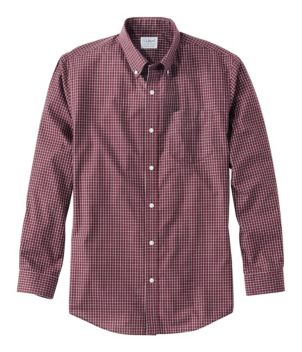 Men's Wrinkle-Free Kennebunk Sport Shirt, Slightly Fitted Check